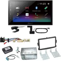 Pioneer DMH-A340DAB USB MP3 DAB+ Moniceiver Einbauset für Renault Captur Master