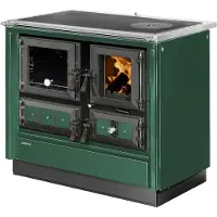 Justus | Küchenofen | Rustico-90 2.0 | 7 kW | Grün, links