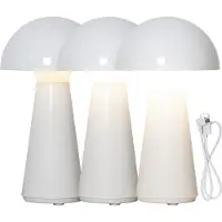 Star Trading LED-Deko-Leuchte 'Mushroom', weiß, ca. 16x28 cm