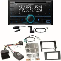 Kenwood DPX-7300DAB Bluetooth Digitalradio Einbauset für Mercedes SLK R171