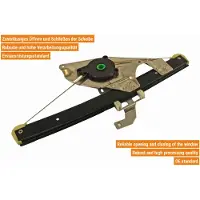 VAICO V10-9809 Elektrischer Fensterheber Hinten Links für AUDI A6 Avant (4B5, C5) A6 Limousine (4B2, C5) Allroad (4BH, C5)