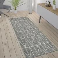 Paco Home Outdoor Teppich Skandinavisch wetterfest Modern & Pflegeleicht für Innen & Außen Grösse 80x150 cm
