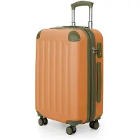 Hauptstadtkoffer - Spree - Handgepäck Koffer Trolley Bordgepäck Hartschalenkoffer, Eweiterung 4 Doppelrollen LIMITED EDITION TSA, 55 cm, 42 Liter,Marille