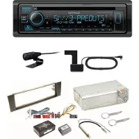 Kenwood KDC-BT950DAB Bluetooth Digitalradio CD Einbauset für Audi A3 8P 8PA