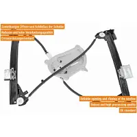VAICO V10-6893 Elektrischer Fensterheber Vorne Rechts für VW New Beetle Cabrio (1Y7)