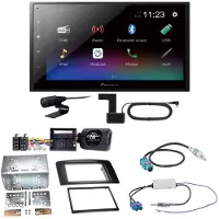 Pioneer DMH-A340DAB USB MP3 DAB+ Moniceiver FLAC Einbauset für Mercedes ML W164