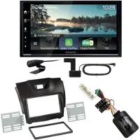 Kenwood DMX7722DABS Android Auto CarPlay Einbauset für Isuzu D-Max 2