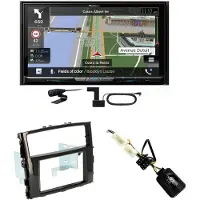 Pioneer AVIC-Z930DAB USB Navigation MP3 Einbauset für Mitsubishi Pajero ab 2015