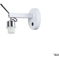 SLV 1003035 FENDA E27 Wandaufbauleuchte weiß ohne Schirm