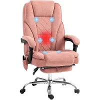 Vinsetto Bürostuhl mit Vibrtationsmassage, Ergonomischer Schreibtischstuhl