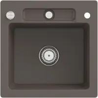 Villeroy & Boch Keramikspüle 334502TR, Siluet 50 S Einbauspüle - inkl.