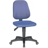 BIMOS Arbeitsdrehstuhl Unitec mit Gleitern Kunstleder Sitz-Höhe 440-620mm - 9650- 551
