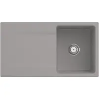 Villeroy & Boch Keramikspüle 33351FKD, Siluet 50 flat Flächenbündige Spüle - inkl.