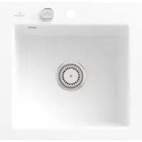 Villeroy & Boch Keramikspüle 33152FKG, Subway 50 S flat Flächenbündige Spüle - inkl.