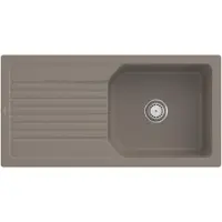 Villeroy & Boch 338601TR Subway 60 Keramikspüle Einbau Unterschrankbreite ab 60 cm Weiß Keramik mit Excenterbetätigung - inkl.