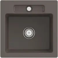 Villeroy & Boch Keramikspüle 334501TR, Siluet 50 S Einbauspüle - inkl.