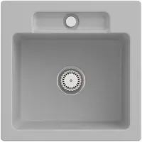 Villeroy & Boch Keramikspüle 334501SM, Siluet 50 S Einbauspüle - inkl.