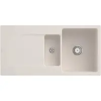 Villeroy & Boch Keramikspüle 33371FKR, Siluet 60 R flat Flächenbündige Spüle - inkl.