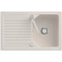 Villeroy & Boch 338402KR Linara 45 Keramikspüle Einbau Unterschrankbreite ab 45 cm Crema Excenterbetätigung - inkl.