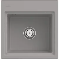 Villeroy & Boch Keramikspüle 33551FKD, Subway Style 50 S Flat Flächenbündige Spüle - inkl.