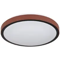 Etc-shop LED Deckenleuchte, CCT, Aluminium, Schwarz, D 30 cm