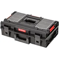 Qbrick System ONE 200 2.0 Profi Werkzeugkoffer modularer Organizer 585 x 385 x 190 mm 15,4 l stapelbar IP66