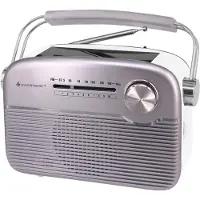 Soundmaster TR480SI, Tragbar, Analog, FM, 3 W, 3,5 mm, Silber