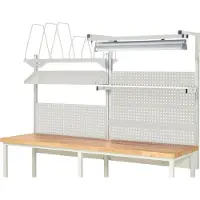 RAU System-Aufbau Komplettset 06, für Produktbreite 2500 mm, RAL7035/RAL7035
