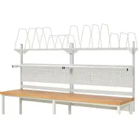 RAU System-Aufbau Komplettset 03, für Produktbreite 3000 mm, RAL7035/RAL7035