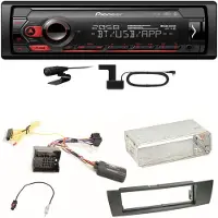 Pioneer MVH-S420DAB Bluetooth DAB+ AUX MP3 Einbauset für BMW E87 E81 E82 X1 E84