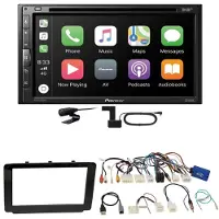 Pioneer AVH-Z5200DAB CarPlay Android Auto Einbauset für Toyota Hilux 2016-2019