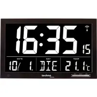 Technoline WS 8007 die moderne Funkwanduhr mit XXL Display Abmessungen 368 x 228 x 29mm