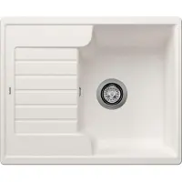 BLANCO ZIA 40 S, Weiß, 1 Becken, 335 x 450 mm, 19 cm, 615 mm, 190 mm