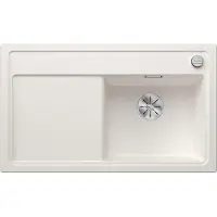 BLANCO Spüle ZENAR 45 S 860 x 510 mm weiß 523788 Becken rechts