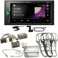 Pioneer DMH-A3300DAB Bluetooth Digitalradio Autoradio Einbauset für Opel Astra J