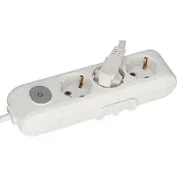 Panasonic 3-fa.Steckdosenleiste 1,5m weiß m.Schalt WLTA04312WH-EU1