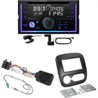 JVC KW-DB95BT Bluetooth Digitalradio USB CD Einbauset für Nissan NV300