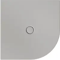 Bette BetteFloor Corner Viertelkreis-Duschwanne mit BetteGlasur Plus, 1000x1000mm, 5451-413PLUS, Farbe: Dust matt