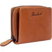 Benthill Kleine Geldbörse Echt Leder - Geldbeutel mit RFID Schutz - 7 Kartenfächer - Slim-Wallet inkl. Geschenkbox