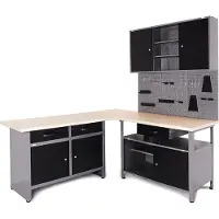 Ondis24 Werkstatt Set Ecklösung Premium One anthrazit