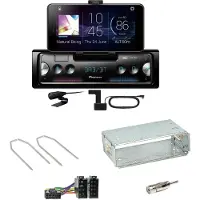 Pioneer SPH-20DAB Digitalradio USB Einbauset für Dacia Logan Sandero bis 2011
