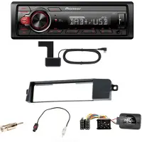 Pioneer MVH-130DAB Digitalradio USB Einbauset für BMW 3er E46