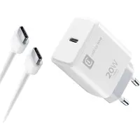 Cellularline Charger Kit 20W - For iPhone 15 Series, Drinnen, AC, 1 m, Weiß