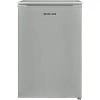 Telefunken Kühlschrank ohne Gefrierfach freistehend | 135 Liter | Kühlschrank klein mit Gemüsefach | C-135-100-S silber