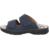 Jomos Activa Pantoletten in Übergrößen Blau 503601 12 845 große Herrenschuhe