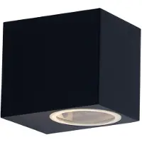 Etc-shop LED ALU Wandlampe, Down Strahler, Höhe 9,2 cm