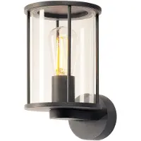 SLV PHOTONIA Outdoor Wandleuchte, A60, IP55, anthrazit, Glas klar, 60W