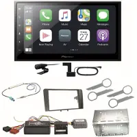 Pioneer SPH-DA250DAB Bluetooth USB Digitalradio Einbauset für Audi A3 8P 8PA