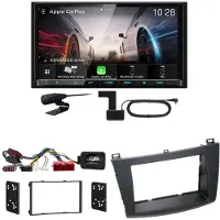 Kenwood DMX8021DABS Android Auto CarPlay Bluetooth Einbauset für Mazda 3 BL