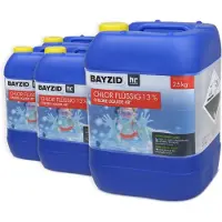 Höfer Chemie 4x25 kg BAYZID Flüssigchlor 13% zur effektiven Pool Desinfektion